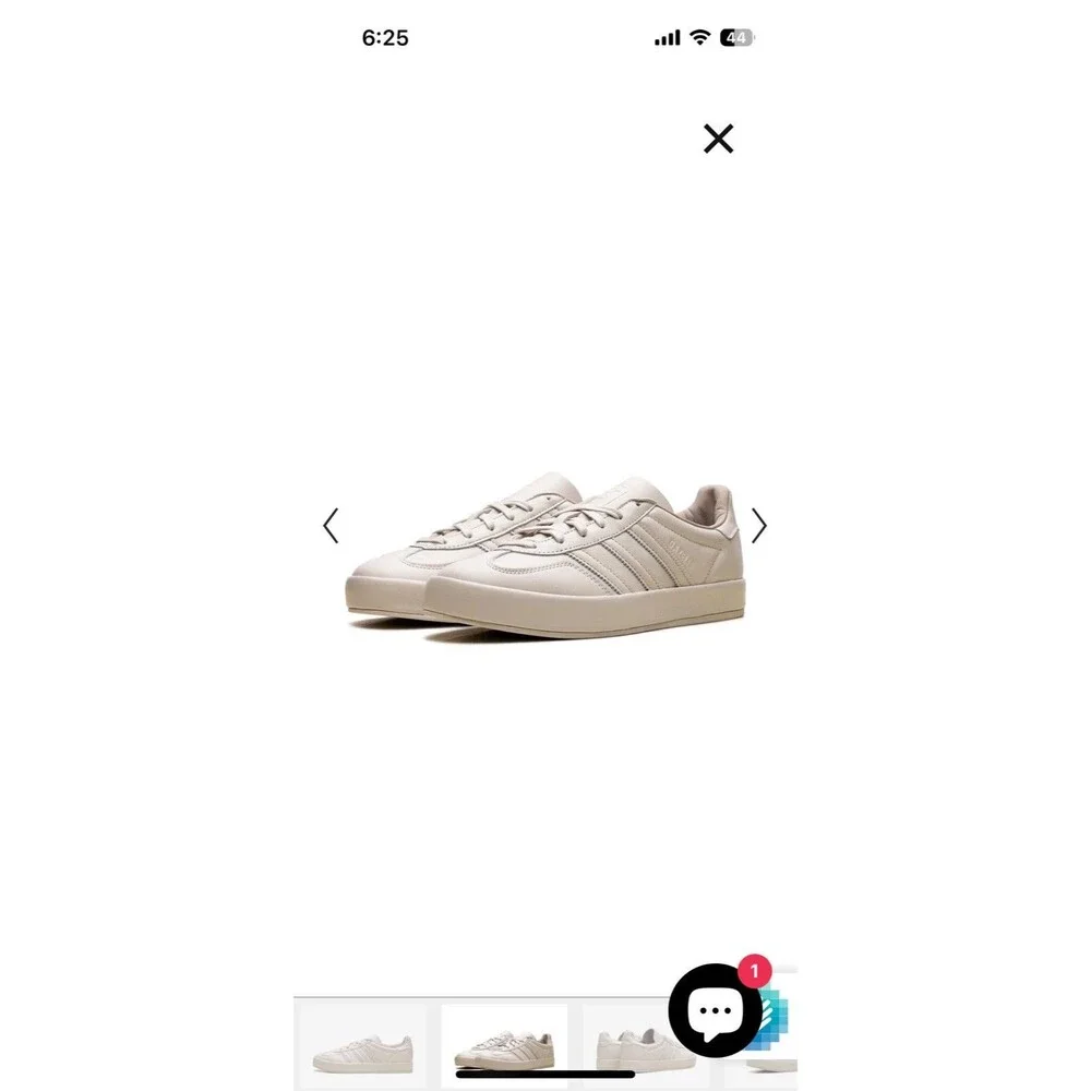 New Adidas Gazelle Indoor Lux Alumina JI3508 Beige Unisex Men 7 Women 8